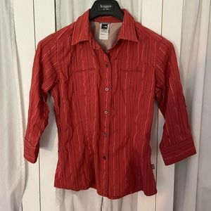 North Face button down shirt